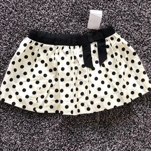 New girls milly minis sz 4 polka dot skirt bow